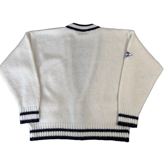 Vintage 90s I.O.U. Cardigan Mens L Exclusive Member Sweater Legend IOU Spellout - Picture 2 of 12